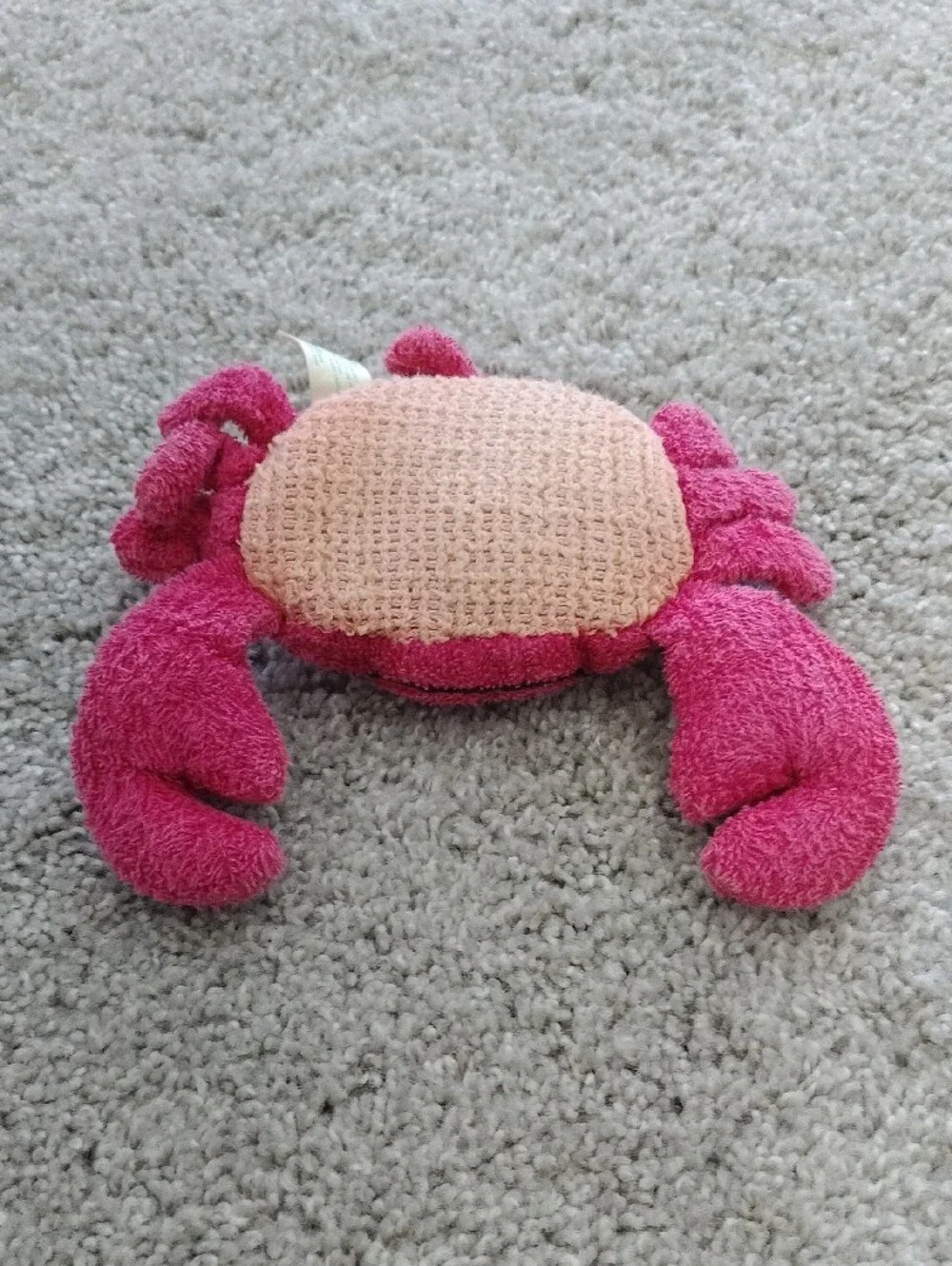 Faded Red Crab Bath Soap Scrubber